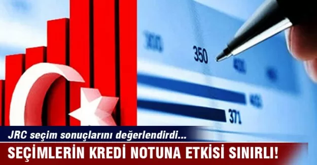 JRC:Seçimlerin kredi notuna etkisi sınırlı