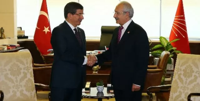 Ve Kılıçdaroğlu, Davutoğlu'nu tebrik etti