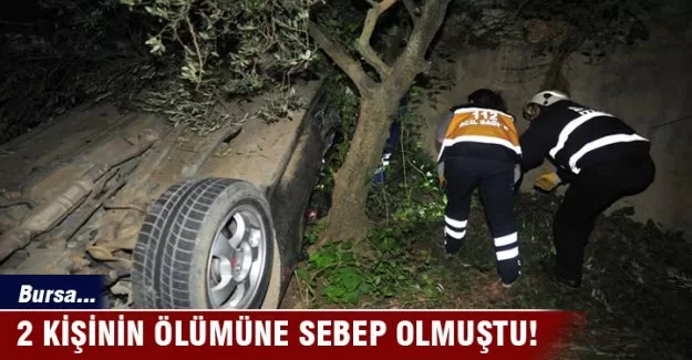 Bursa'da 2 kişinin ölümüne neden olan sürücü tutuklandı