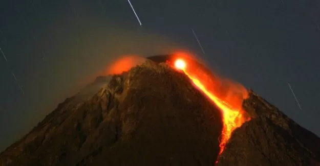 Yanardağ uçak seferlerini iptal ettirdi