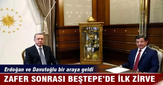 Zafer sonrası Beştepe'de ilk zirve