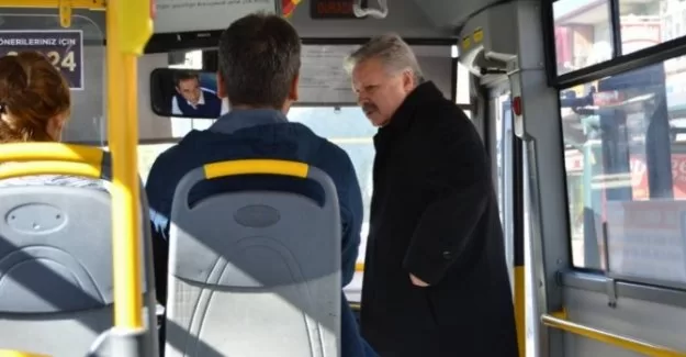 Vali tebdili kıyafet yapıp otobüse bindi