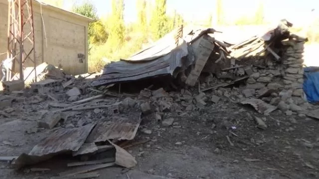 Çatışmanın izleri ortaya çıktı