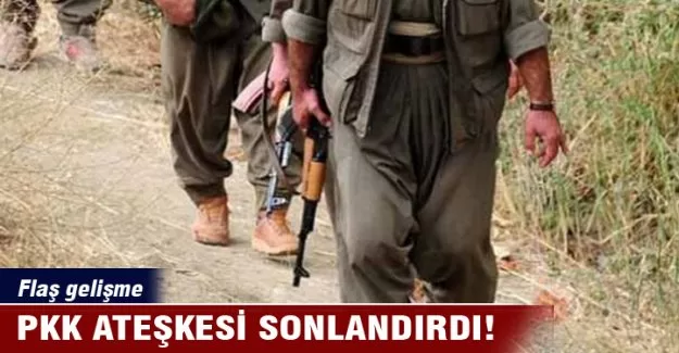 PKK ateşkesi sonlandırdı!