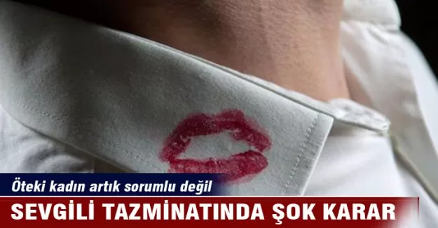 'Öteki kadın' tazminattan kurtuldu