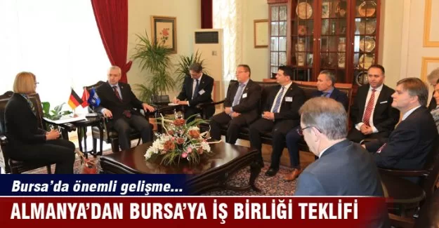 Almanya'dan Bursa'ya iş birliği teklifi