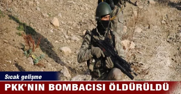 PKK'nın bombacısı öldürüldü