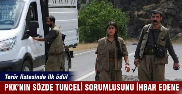 Terör listesinde ilk ödül PKK sorumlusunu ihbar edene!