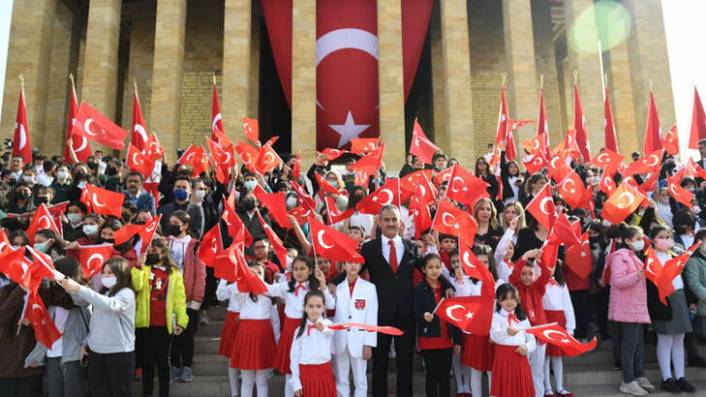 Ankara'da 23 Nisan coşkusu