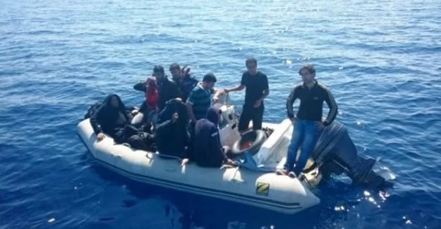 Kaçak göçmenler son anda yakalandı