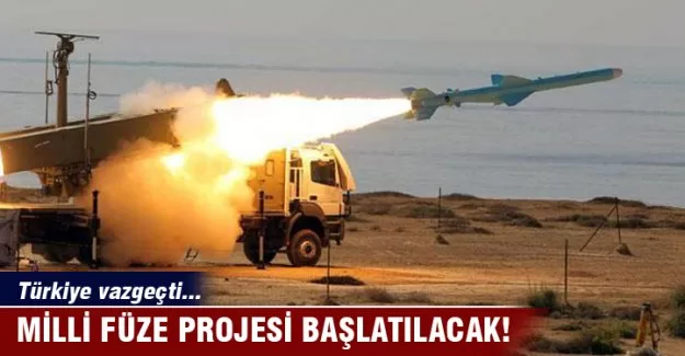 Türkiye Çin füzesinden vazgeçti, milli füze projesi başlatılacak
