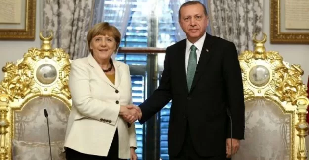 Erdoğan Merkel ile görüştü