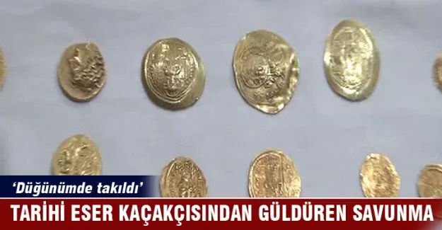 Tarihi eser savunması: Düğünümde takıldı