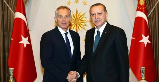 Erdoğan Tony Blair’le görüştü