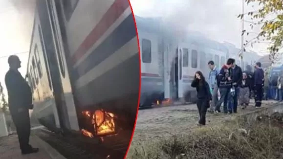 Trende yangın paniği