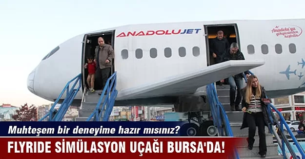 Flyride Simülasyon uçağı Kent Meydanı AVM'de