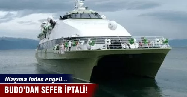 BUDO'dan sefer iptalleri