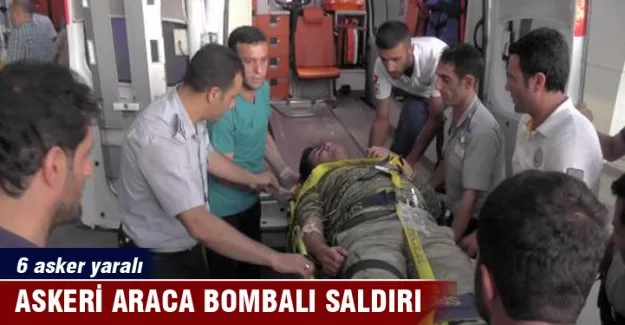 Muş'ta askeri araca bombalı saldırı
