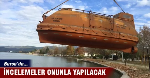 Bursa İznik Gölü'nde ki bazilikaya incelenecek