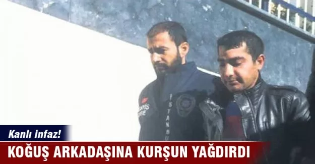 Koğuş arkadaşına kurşun yağdırdı