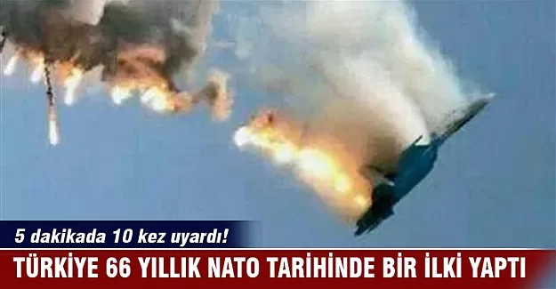 Türkiye 66 yıllık NATO tarihinde bir ilki yaptı