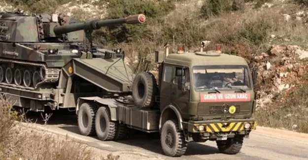 Hatay sınırına obüs sevkiyatı başladı