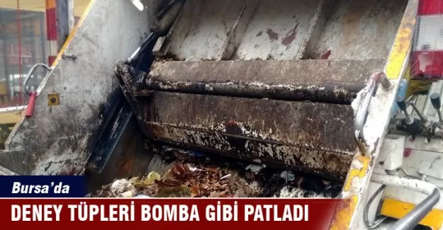 Deney tüpleri bomba gibi patladı!