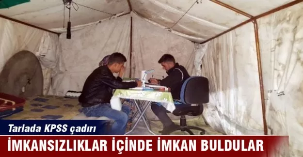 İmkansızlıklar içinde imkan buldular