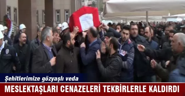 Şehitlerimize gözyaşlı veda!