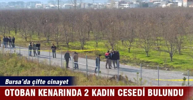 Otoban kenarında 2 kadın cesedi bulundu