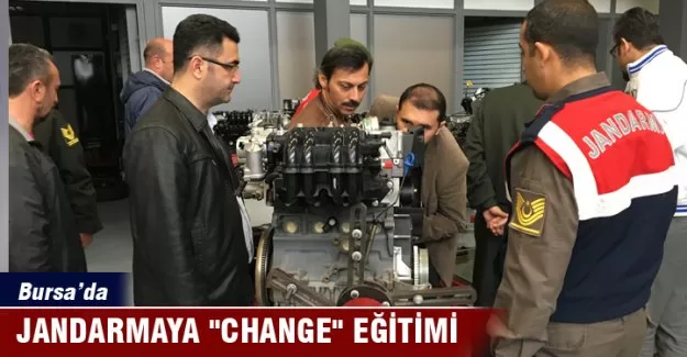 Jandarmaya "Change" eğitimi