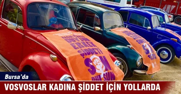 Vosvoslar kadına şiddet için yollarda