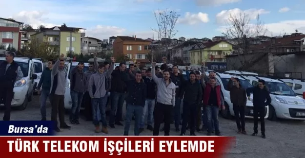 Türk Telekom işçileri eylemde