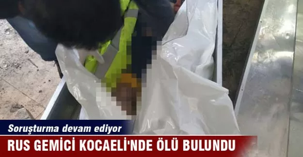 Rus gemici Kocaeli'nde ölü bulundu