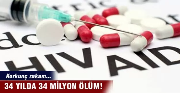 34 yılda 34 milyon ölüm