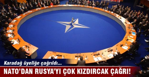 NATO Karadağ'ı üyeliğe çağırdı!