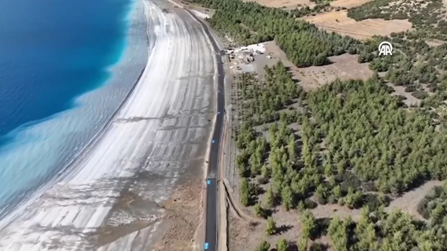 Salda Gölü Çevresine Yapılan 15 Kilometrelik Bisiklet Yolu Gündemde