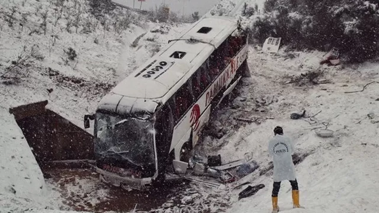 Kış Aylarında Otobüs Kazalarında Artış: 30 Kişi Yaşamını Yitirdi
