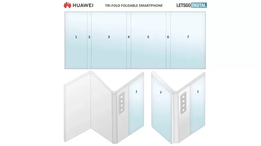 Huawei Üç Kez Katlanabilen Telefon Çıkartıyor