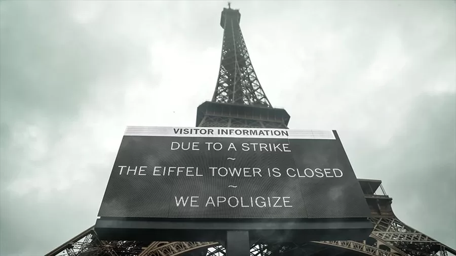 Eyfel Kulesi Ziyaretlere Kapatıldı