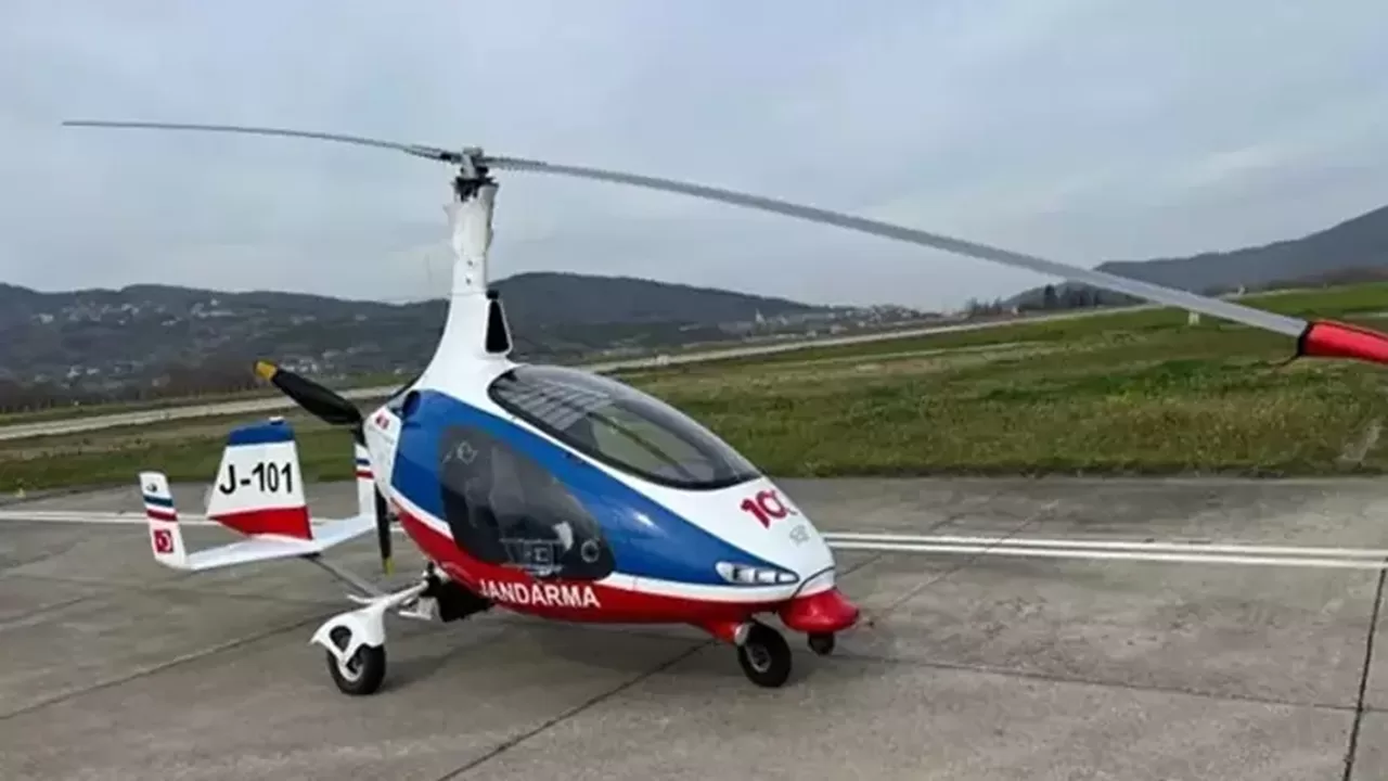 Zonguldak'ta Cayrokopter ile Trafik Denetimi Yapıldı