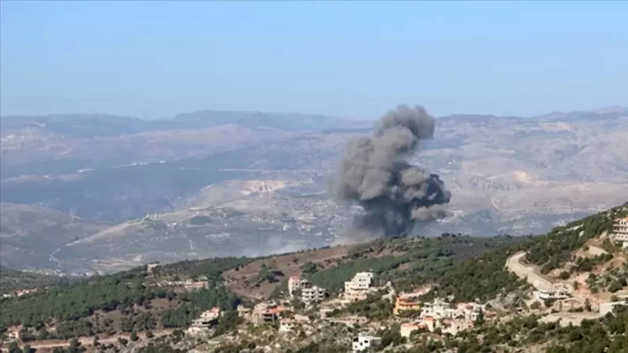 İsrail Lübnan Sınırında Hava Saldırısı Düzenledi