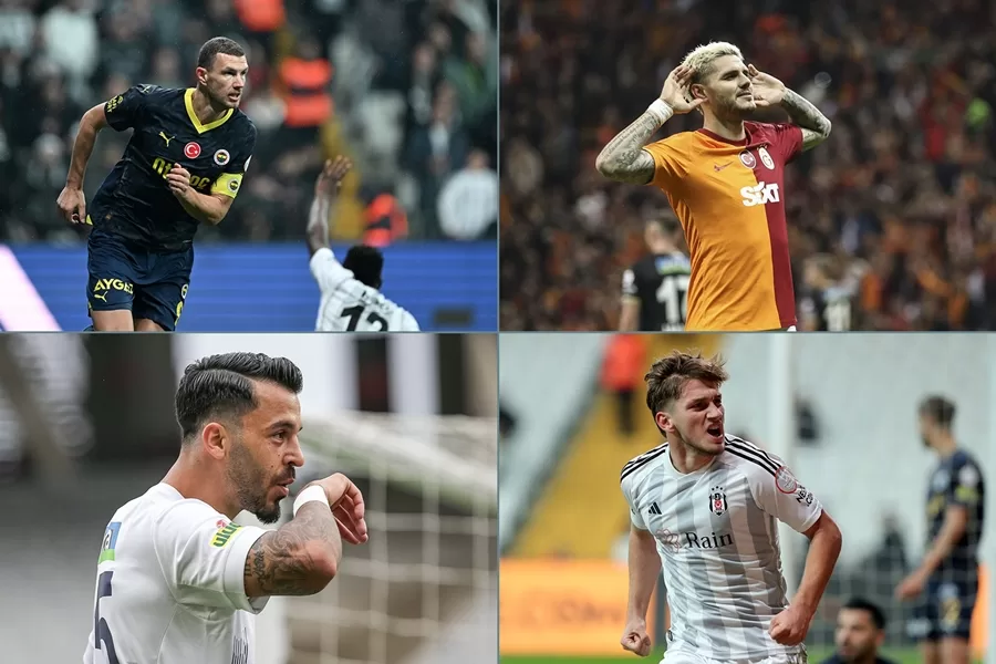 Trendyol Süper Lig 2023/24 Sezonunda Gol Krallığı Mücadelesi Sürüyor