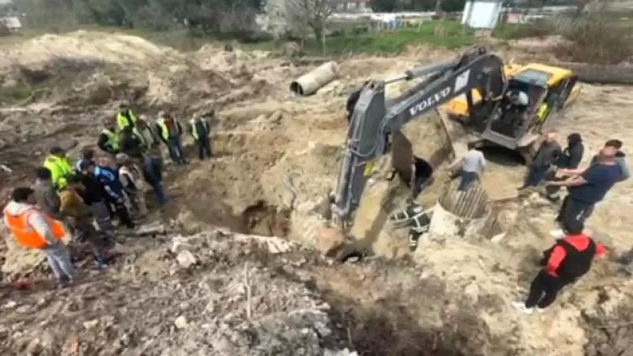 Tekirdağ’da Hızlı Tren İnşasında 2 İşçi Toprak Altında Kaldı