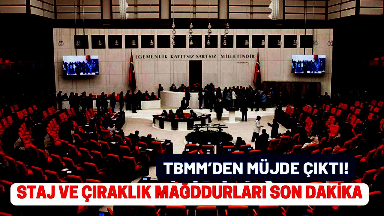 Staj ve Çıraklık Mağduriyeti Son Buluyor! TBMM Onayı Verildi! Nasıl Yararlanılır?