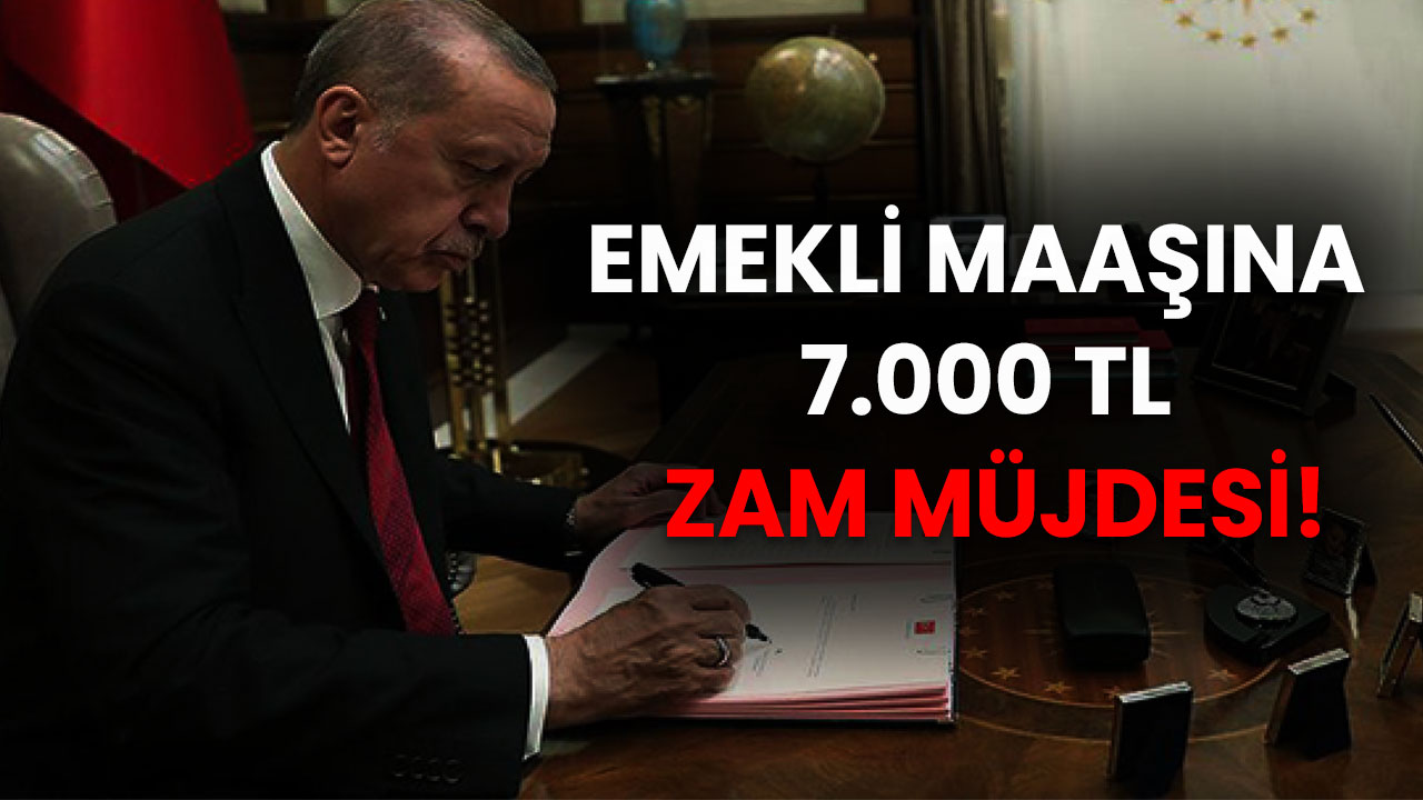 Emeklilerin dört gözle beklediği müjde az evvel geldi! En düşük emekli aylığına ASGARİ ÜCRET zammı 7.000 TL birden...