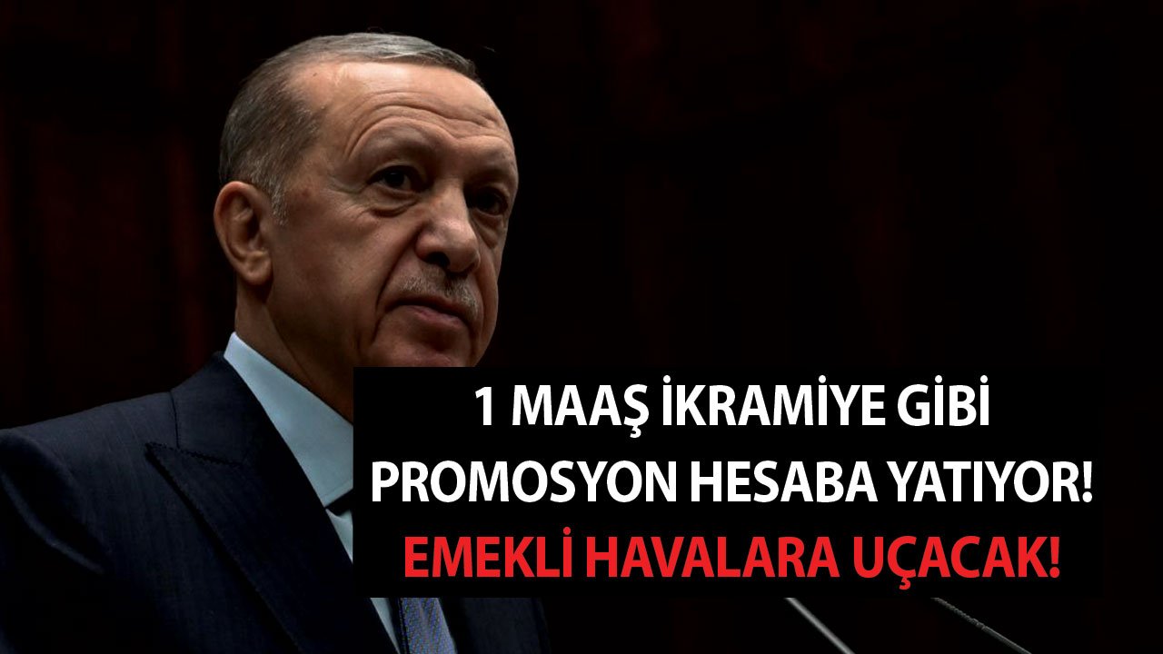 Emekliyi sevindirik edecek jest geldi! 1 maaş ikramiye gibi promosyon hesaba yatıyor