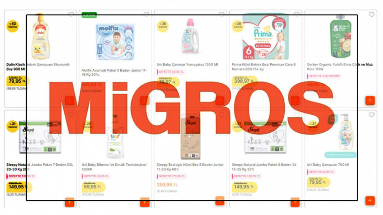 Migros'ta yüzde 21, 25, 37, 60 Çılgın İndirim Geldi! 17 Nisan Migros Ürünleri Kapış Kapış Gidiyor