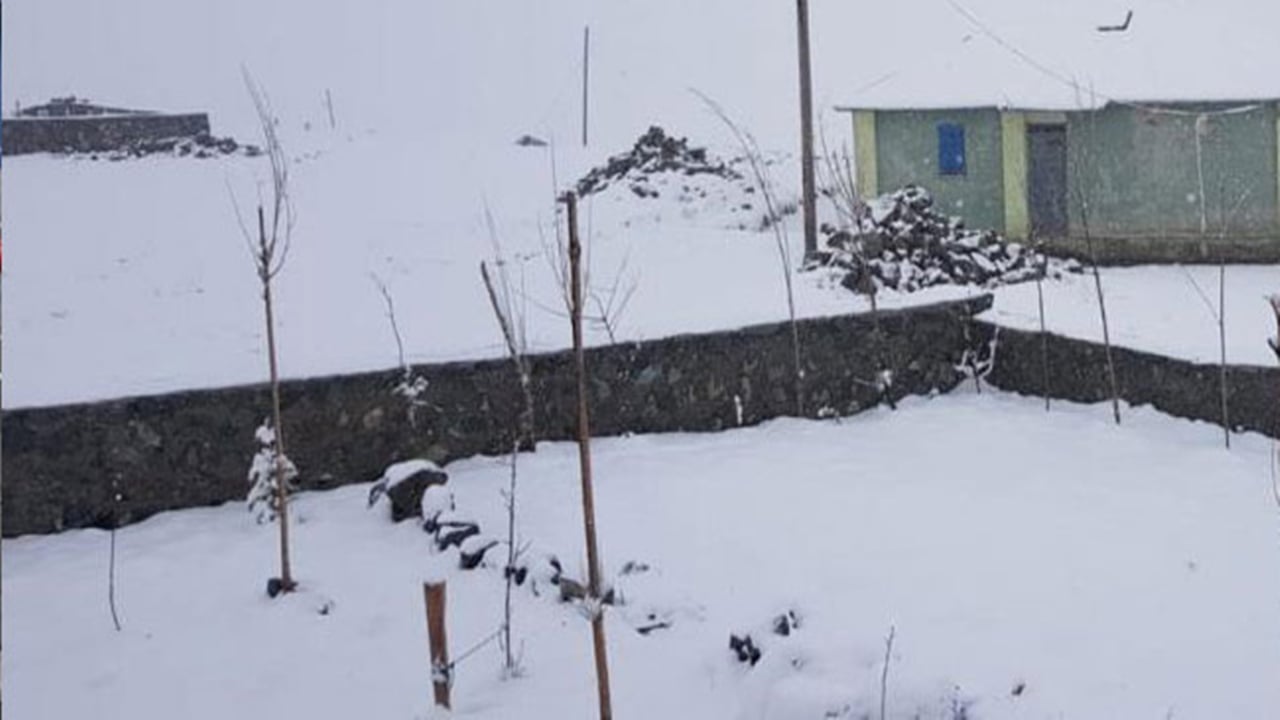 Mayıs Ayında Bayburt ve Trabzon'a Kar Yağdı