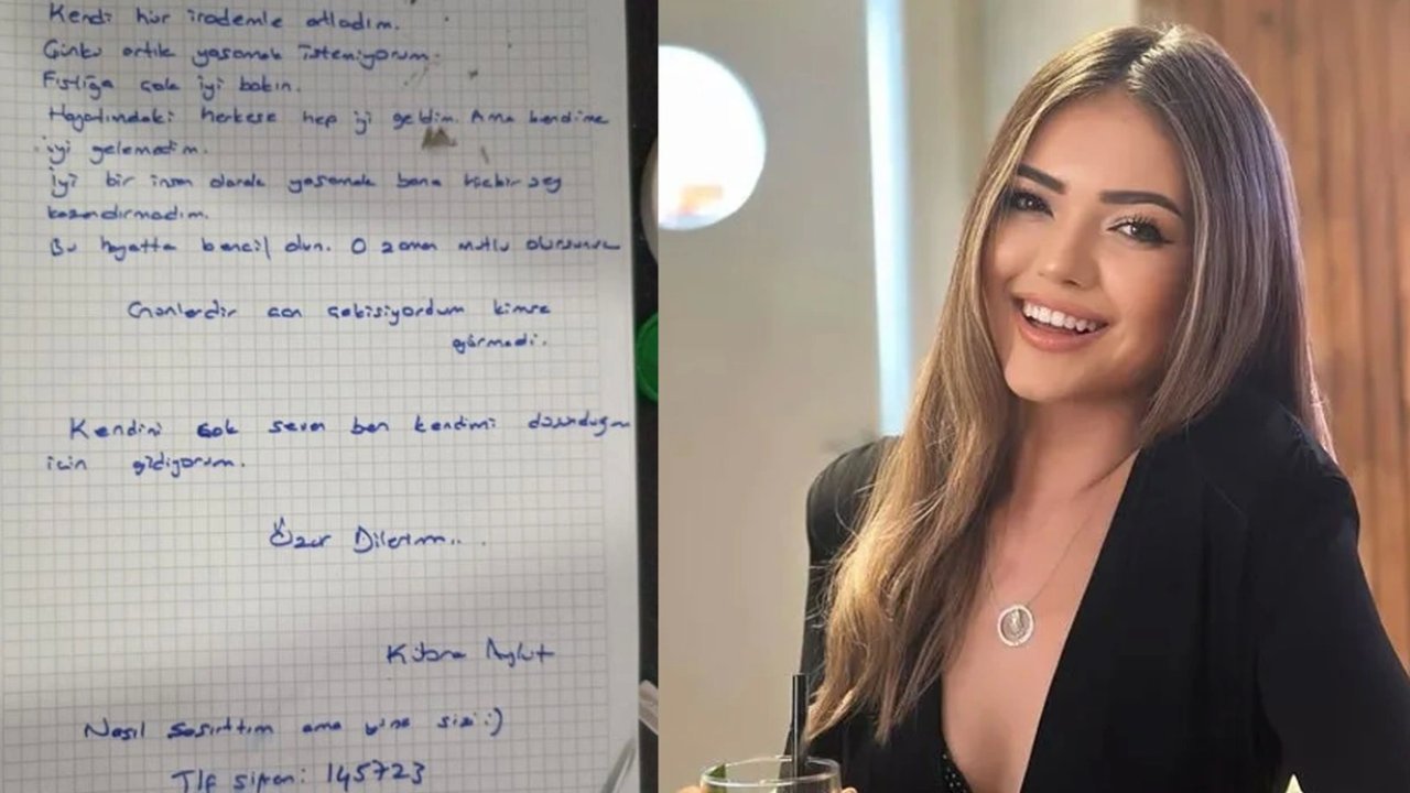 İntihar Eden Kübra Aykut'un Veda Mektubu Ortaya Çıktı